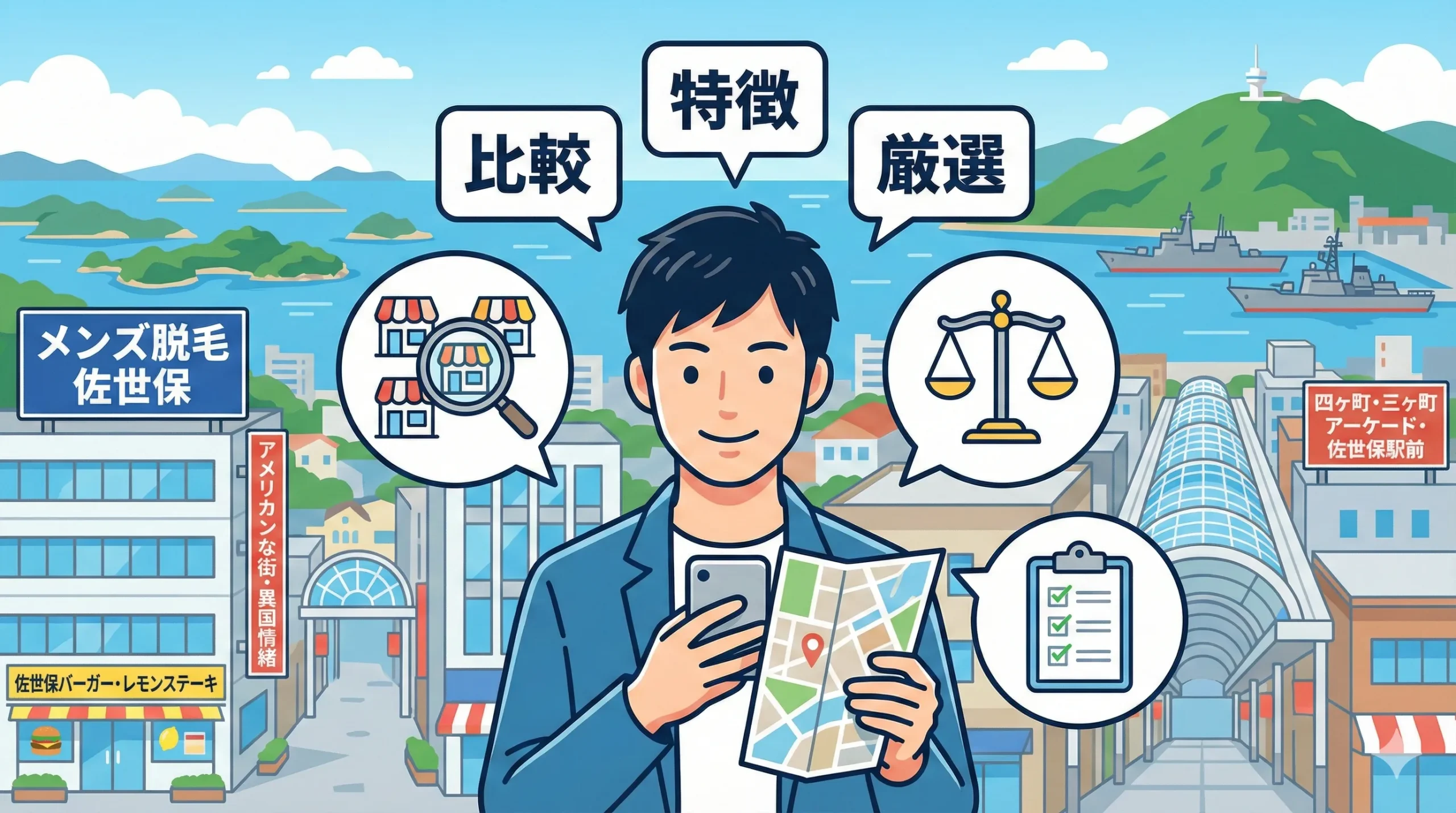 失敗しない医療脱毛クリニックの選び方④ 佐世保ならではの特徴を意識して選ぶ