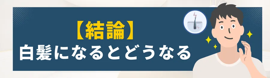 第1章：結論 — 白髪になるとどうなるのか
