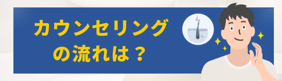 カウンセリングの流れ