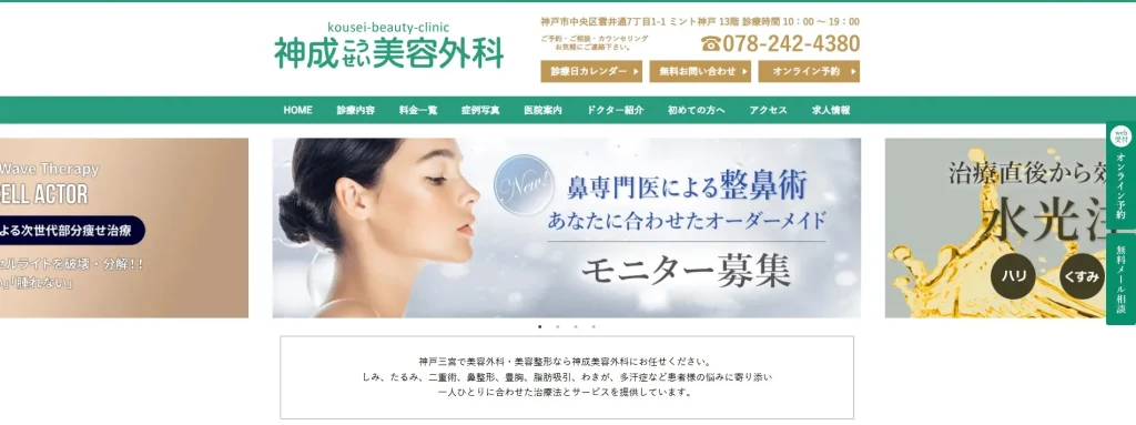 神成美容外科 婦人科形成