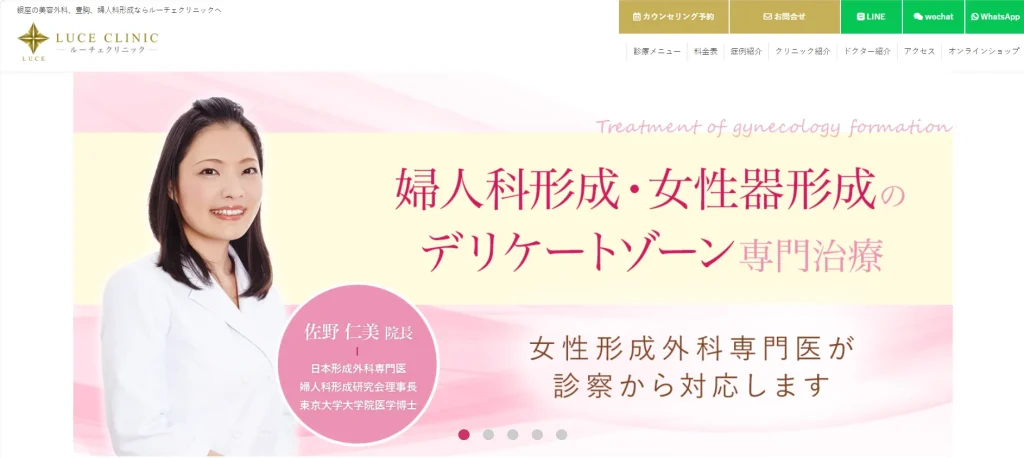 ルーチェクリニック銀座院 すそワキガ治療