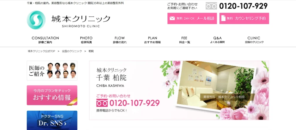 城本クリニック 柏院 わきが