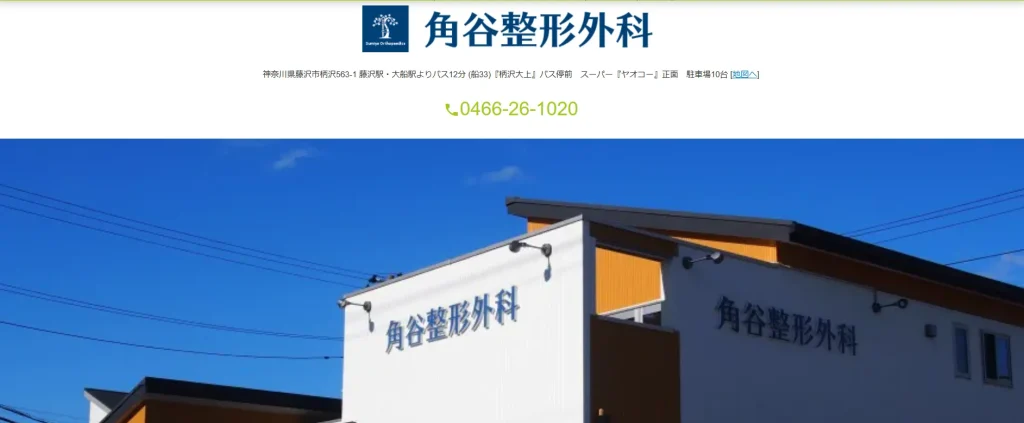 角谷整形外科 わきが
